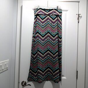 JOE. B Maxi A-line Skirt, Double Slit, Size L, NWOT